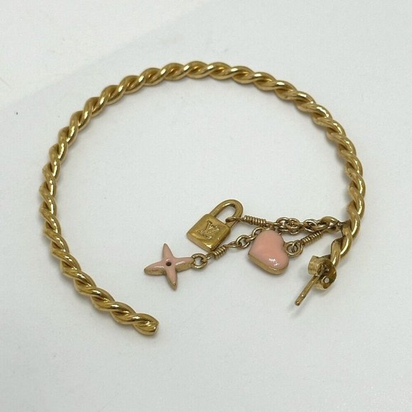 Authentic LOUIS VUITTON M65481 Accessories Creole - Sweet Monogram hoop Pierce - Picture 4 of 10